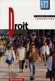 Droit ; Terminale Stt - Couverture - Format classique