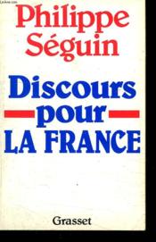 Discours pour la France - Couverture - Format classique