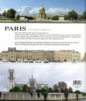 Paris panoramique - 4ème de couverture - Format classique