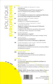 REVUE POLITIQUE EUROPEENNE t.48 : les politiques militaires en Europe ; l'héritage de Bastien Irondelle - Couverture - Format classique
