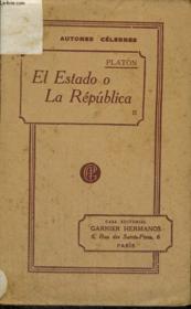 El Estado O La Republica, Ii - Couverture - Format classique