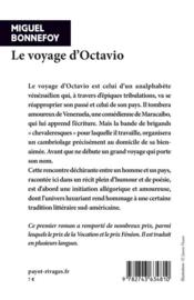 Le voyage d'Octavio - 4ème de couverture - Format classique