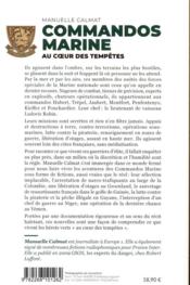 Commandos marine ; au coeur des tempêtes - 4ème de couverture - Format classique