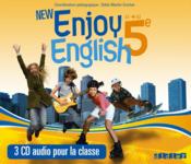 Vente  NEW ENJOY ENGLISH ; 5e ; coffret ; CD audio pour la classe  - Odile Martin-Cocher 