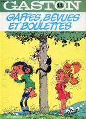 Gaston t.11 : gaffes, bévues et boulettes - Couverture - Format classique