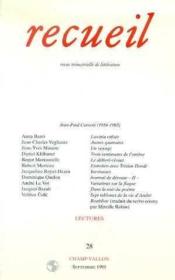 Recueil n.28/1993 - Couverture - Format classique