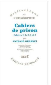 Cahiers de prison (tome 1-cahiers 1 a 5) - Couverture - Format classique