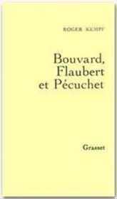 Bouvard, Flaubert et Pécuchet - Couverture - Format classique