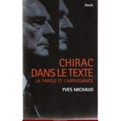 Chirac dans le texte - Couverture - Format classique