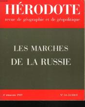 Herodote 54/55 Marches De La Russie - Couverture - Format classique