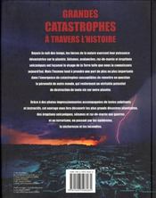 Grandes catastrophes à travers l'histoire (édition 2011) - 4ème de couverture - Format classique