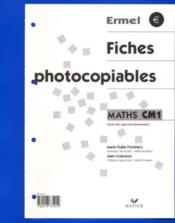 Mathématiques ; CM1 ; fiches photocopiables - Couverture - Format classique