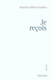 Je Recois - Intérieur - Format classique