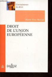 Droit de l'union européenne - Couverture - Format classique
