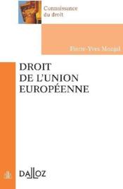 Droit de l'union européenne - Couverture - Format classique