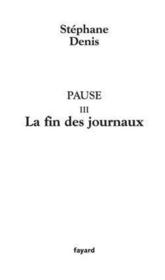Pause III - Couverture - Format classique