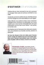 S'estimer et s'oublier - Christophe André - Librairie Didier