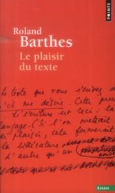 Le plaisir du texte - Couverture - Format classique