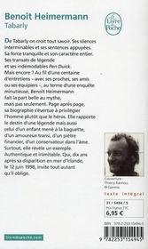 Tabarly - 4ème de couverture - Format classique
