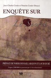 Enquête sur le secret - Couverture - Format classique