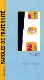 Paroles De Fraternite - Couverture - Format classique