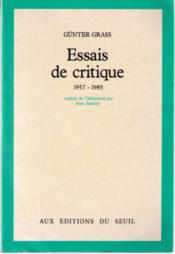 Essais de critique (1957-1985) - Couverture - Format classique