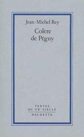 Colère de Péguy - Couverture - Format classique
