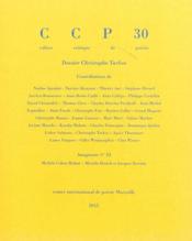 Cahier critique de poésie N.30 ; Christophe Tarkos - Couverture - Format classique