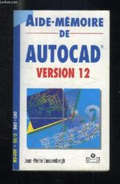 Aide-Memoire De Autocad - Couverture - Format classique