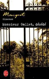 Monsieur Gallet, décédé - Intérieur - Format classique