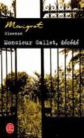 Monsieur Gallet, décédé - Couverture - Format classique