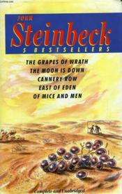 5 Bestsellers: The Grapes Of Wrath, The Moon Is Down, Cannery Row, East Of Eden, Of Mice And Men - Couverture - Format classique