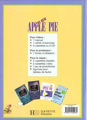 The New Apple Pie 6e Eleve - 4ème de couverture - Format classique