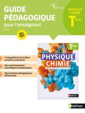 SIRIUS ; physique-chimie ; terminale ; guide pédagogique (édition 2020)  - Collectif 