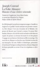 La folie almayer - Couverture - Format classique