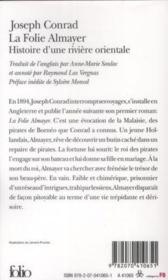 La folie almayer - Couverture - Format classique