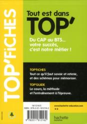 Top'Fiches ; Français/Histoire-Géographie-Education Civique ; Terminale Bac Pro - 4ème de couverture - Format classique