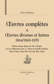 Oeuvres complètes t.2 ; oeuvres diverses et lettres 1864/1865-1870 - Intérieur - Format classique
