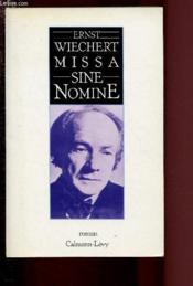 Missa Sine Nomine - Couverture - Format classique