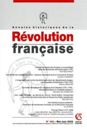Annales historiques de la révolution française n.408 : varia  - Collectif 