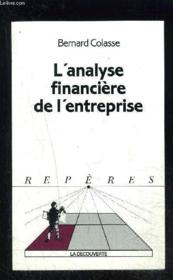 Analyse Financiere - Couverture - Format classique