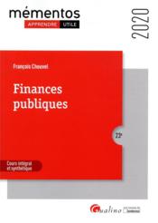 Finances publiques (édition 2020)  - Chouvel F. - François Chouvel 
