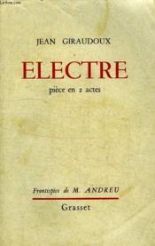 Electre.Piece En 2 Actes. - Couverture - Format classique