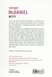Betty - 4ème de couverture - Format classique