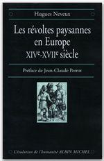 La révolte paysanne en Europe ; XIV et XVII siècle - Couverture - Format classique