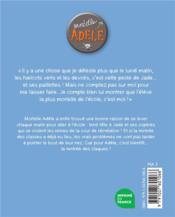 Mortelle Adèle Tome 9 : la rentrée des claques - 4ème de couverture - Format classique