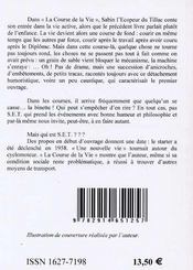 La course de la vie - 4ème de couverture - Format classique