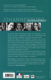 Johannesburg ; la fin de l'Apartheid : et après ? - 4ème de couverture - Format classique