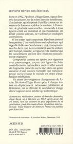 Pipelines - 4ème de couverture - Format classique