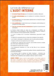 Théorie et pratique de l'audit interne (10e édition) - 4ème de couverture - Format classique